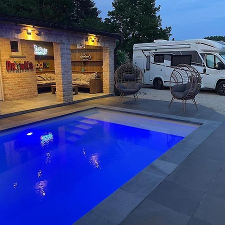 מלון Haaltert Camper Met Sauna En Zwembad In De Rand Van De Vlaamse Ardennen מראה חיצוני תמונה
